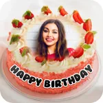 Name & Photo On Birthday Cake icon