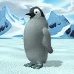 Penguins raised from chicks icon