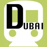 Dubai metro map icon