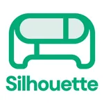 Silhouette Design Mockup Font icon