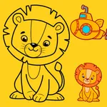 Coloring books . icon