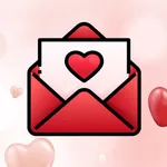 Love messages, quotes icon