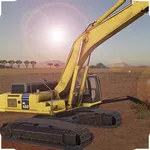 Realistic Excavator Dozer icon