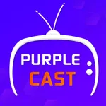 Purple Video Cast icon