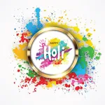 Holi Greetings And Photo Frame icon