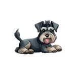 Cute Schnauzers Stickers icon