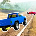 Slippery Slope Car Destruction icon