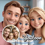 Youtoon cartoon photo creator icon