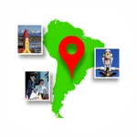 South America Photo Map icon