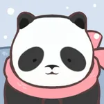panda eat bamboo icon