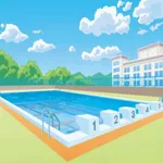 Escape Game Closed school pool icon