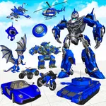 Robot Transform Wars Car Games icon