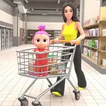 Single Mother Baby Care Games icon