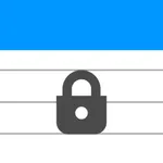 Personal Notepad with password icon