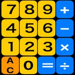 Big character calculator icon