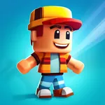 Jump Ninja games falling boy icon