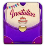 Invitation:flyer card designer icon