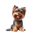 Happy Yorkshire Terrier icon