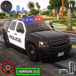 Police chase cop car games icon
