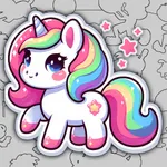 Sticker Book: Coloring Puzzle icon