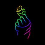 Dark Neon -wallpaper aesthetic icon