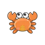 crab painting share icon