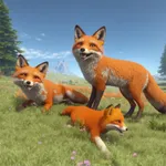 Virtual Arctic Fox Family Sim icon