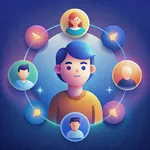 AI photos picker smart album icon