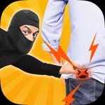 Don't touch phone: Alarm icon