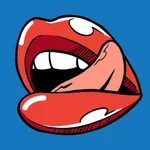 Sexy Lip Kiss Sticker set icon