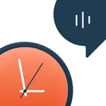 Speaking Clock with Voice icon