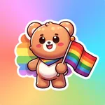 Pride Bear Stickers - LGBTQ+ icon
