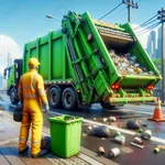Garbage Truck Trash Cleaner 3d icon
