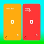 Uni table tennis scoreboard icon