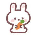 Cute Little Bunny Sticker icon