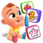 Baby coloring game for kids 1+ icon