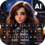 AI Photo Background Keyboard icon