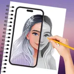 ar drawing app, Photo on paper icon