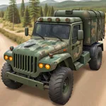 Military Cargo Truck Transport icon
