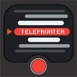 Teleprompter:Video captions icon