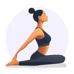 Stretch routine, pose - ABI icon