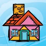 Kids Doodle & Discover: Houses, Cartoon Tangram icon