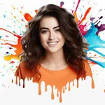 Drip Photo Neon Spiral Editor icon