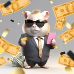 Hamster money clicker: coin icon