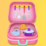 Toy Kitchen Set Food Cooking icon