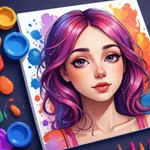 Paint for adults relax ASMR icon