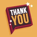 Thank You Stickers Set icon