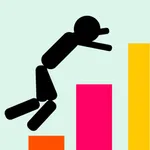 Gymnastic Flight Jump stickman icon