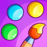 Color learning games pre-k 2 4 icon
