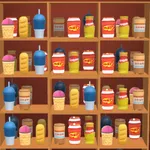 Goods 3D Sorting game grocery icon